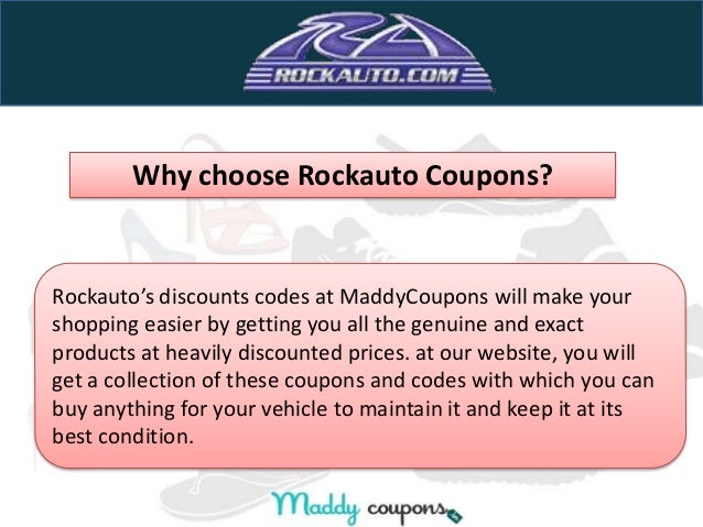 How to enter coupon code on rockauto