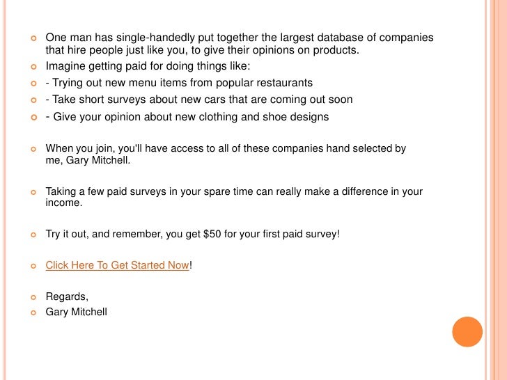 Get cash for surveys (view mobile)