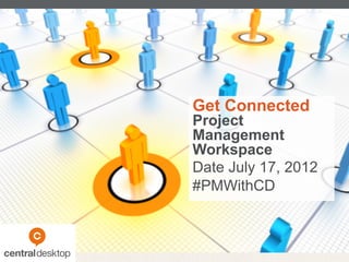 Get Connected
Project
Management
Workspace
Date July 17, 2012
#PMWithCD
 