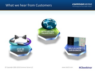 What we hear from Customers #CSwebinar 
