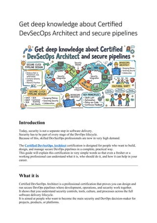 Get deep knowledge about Certified DevSecOps Architect and secure ...