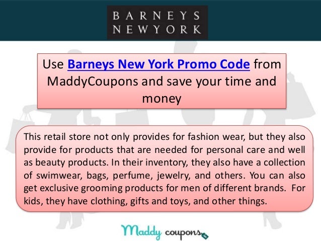 barneys promo codes
