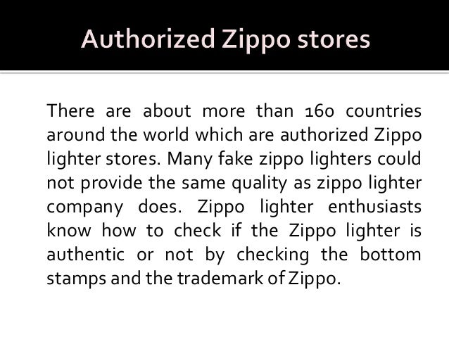 Zippo dating guide