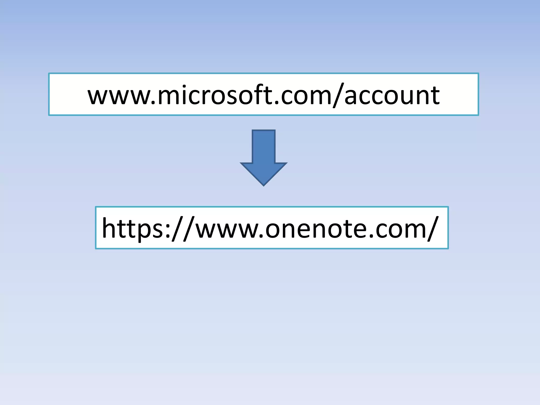 www.microsoft.com/account
https://www.onenote.com/
 