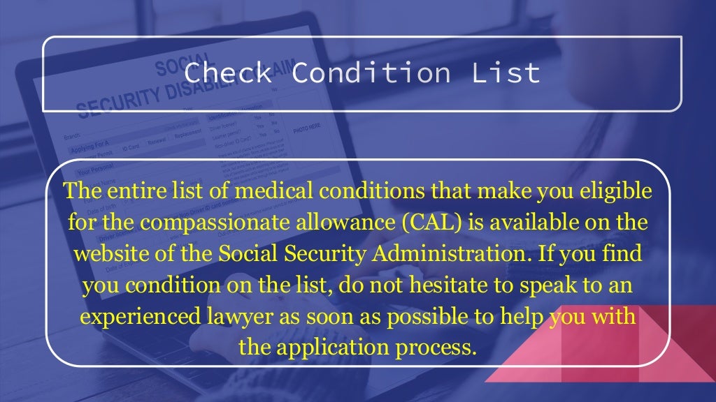 Get Disability Benefits Faster With The Compassionate Allowance