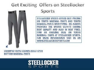 Get exciting  offers on steellocker sports.ppt