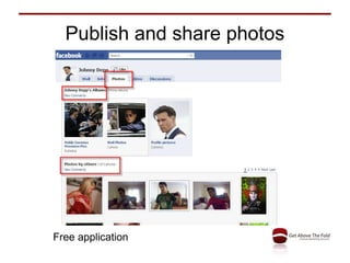 Publish and share photos Free application 