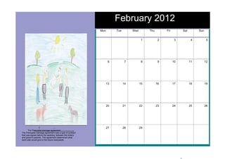 February 2012
                                                           Mon        Tue        Wed        Thu        Fri        Sat        Sun


                                                                                        1          2          3          4          5




                                                                  6          7          8          9         10         11         12




                                                                 13         14         15         16         17         18         19




                                                                 20         21         22         23         24         25         26




                  T                                              27         28         29
      The Prenuptial marriage agreement
The Prenuptial marriage agreement was a type of contract
that was signed before the wedding, between the bride's
and groom's parents. This agreement determined what
each side would give to the future newlyweds.



                                                                                                                  26
 