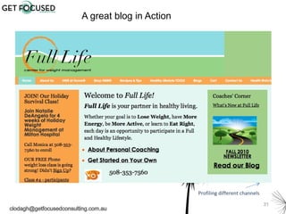 A great blog in Action Profiling different channels 