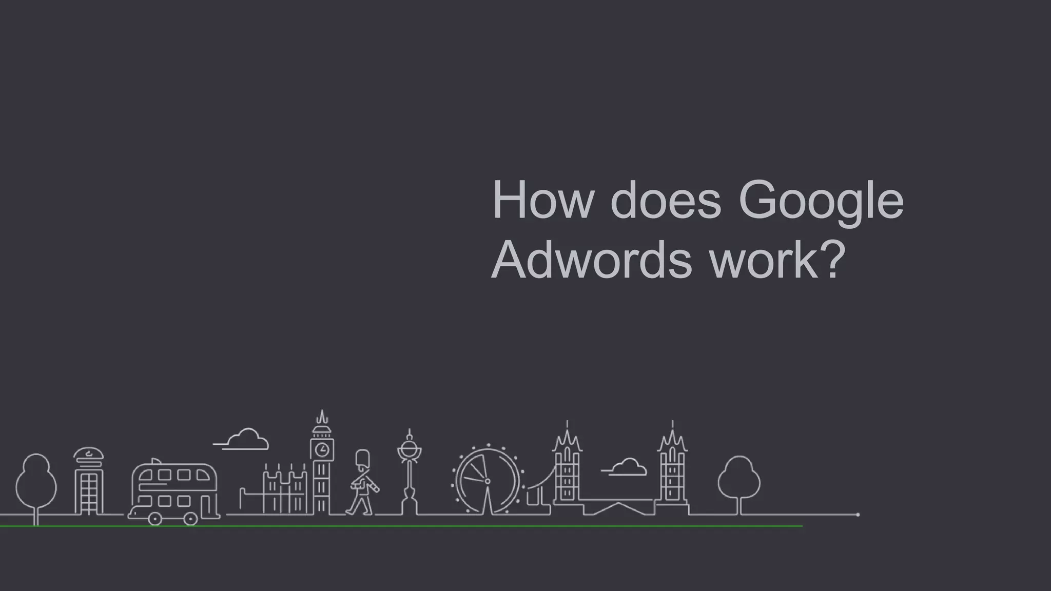 How does Google
Adwords work?
 