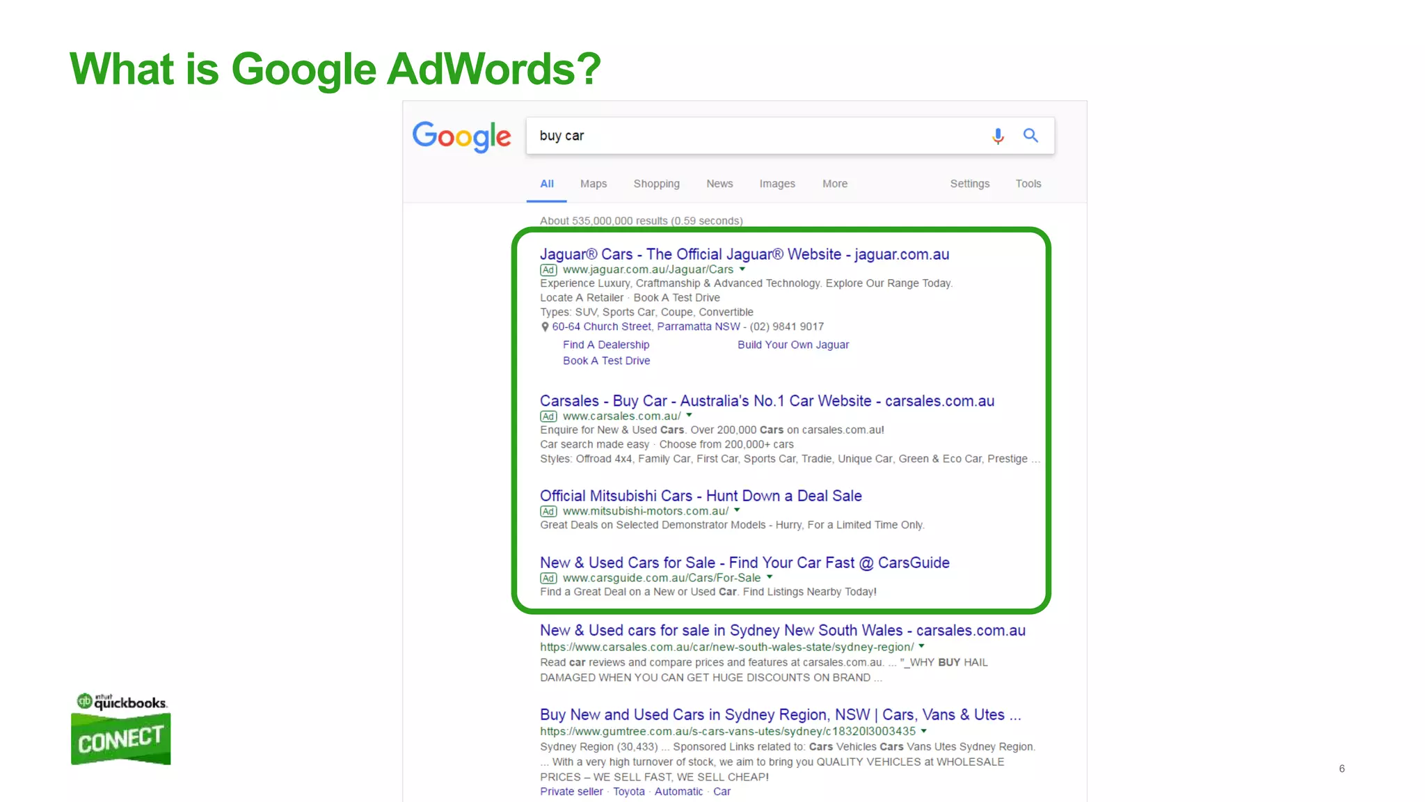 6
What is Google AdWords?
 