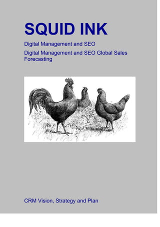SQUID INK
Digital Management and SEO
Digital Management and SEO Global Sales
Forecasting
CRM Vision, Strategy and Plan
 