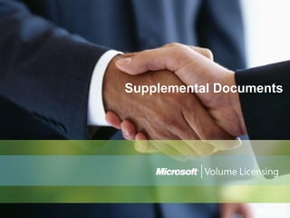 Supplemental Documents
 