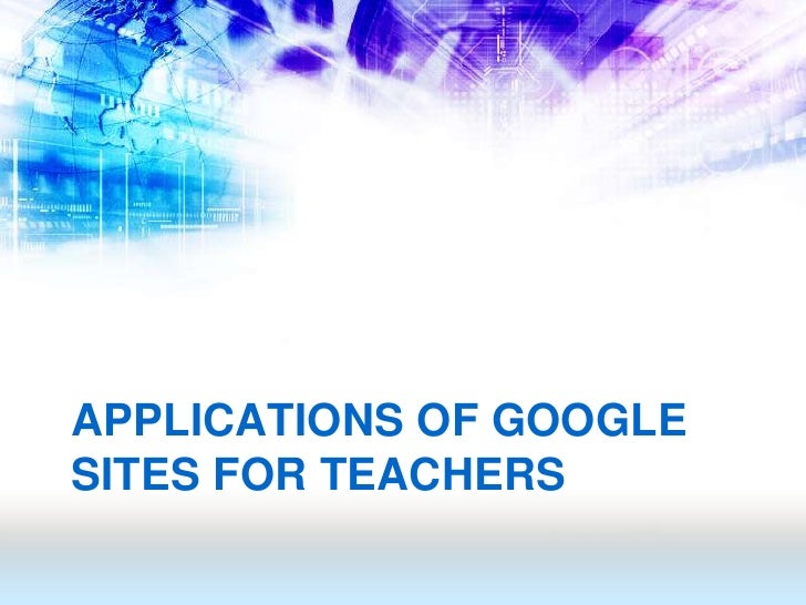 Get Going with Google Sites for Teachers