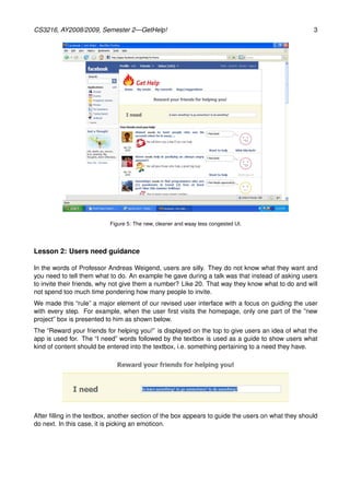 GetHelp UI Interface and Interaction Design Case Study