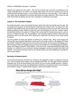 GetHelp UI Interface and Interaction Design Case Study