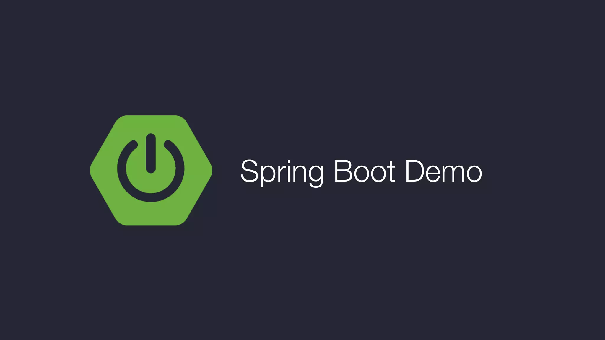 Spring Boot Demo 