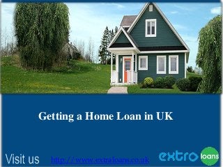 Getting a Home Loan in UK
http://www.extraloans.co.uk
 