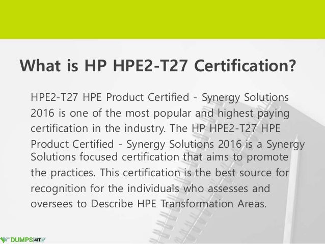 HPE2-B03 Lernressourcen