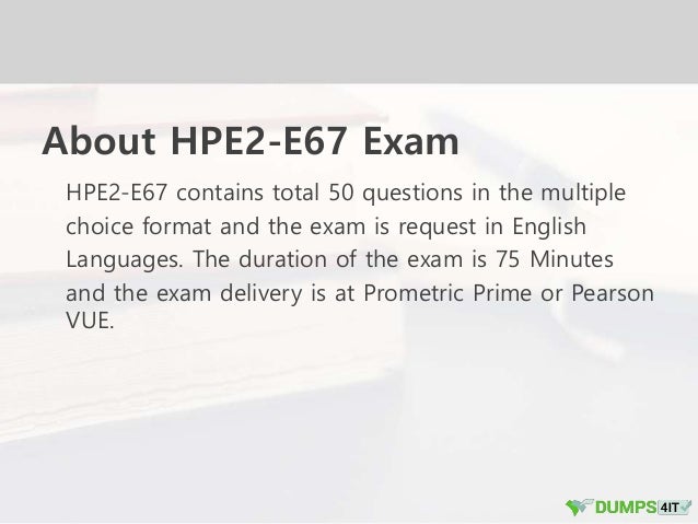 HPE2-B03 Dumps