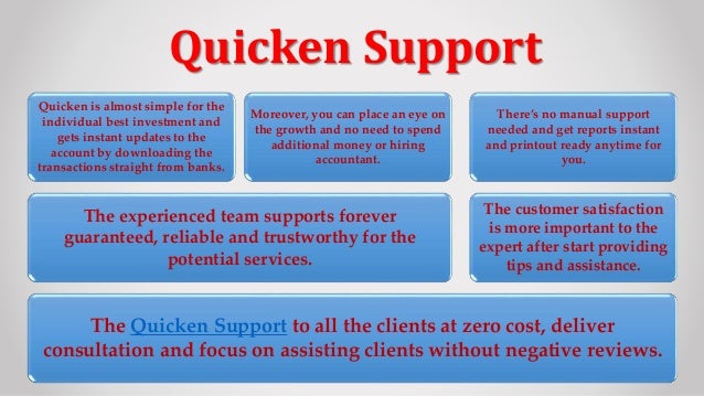 Get Instant and Proper Quicken Support for Windows and MAC Online