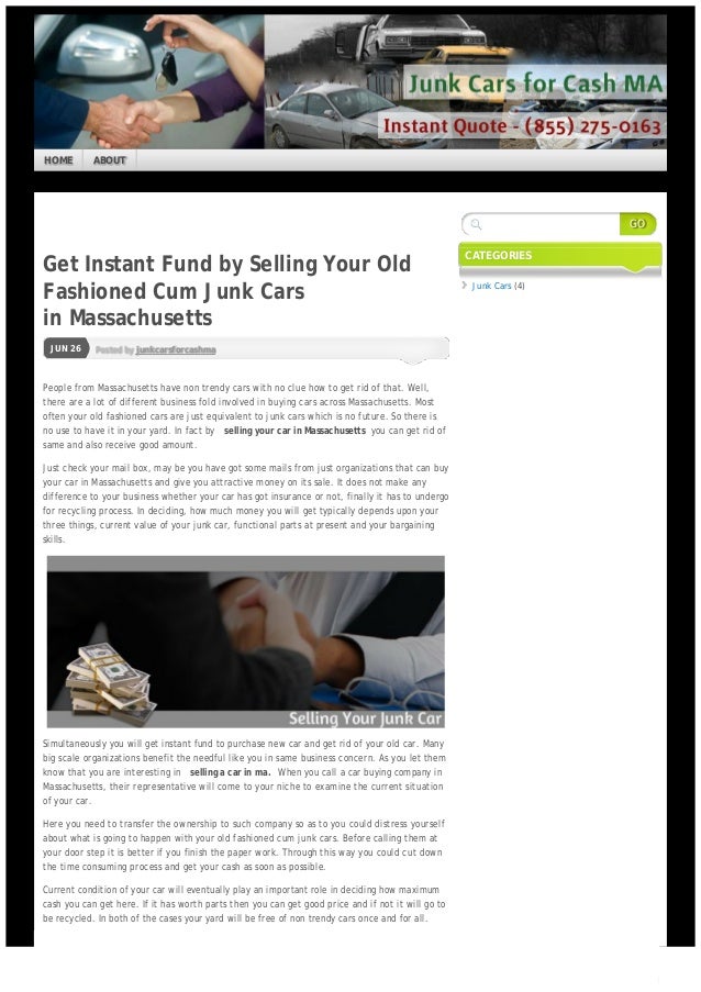Instant Car Loan >> Get instant fund by selling your old fashioned cum junk ... Instant Car Loan >> Get instant fund by selling your old fashioned cum junk ...