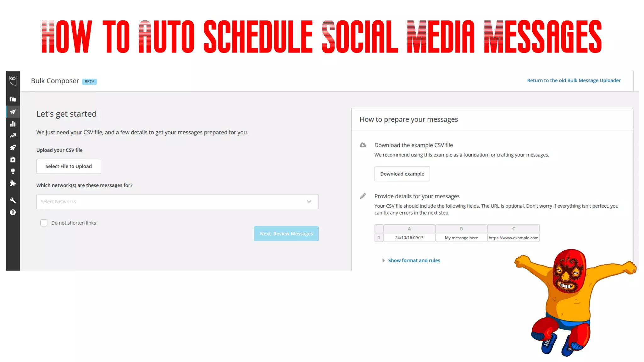 How to Auto schedule Social Media Messages
 