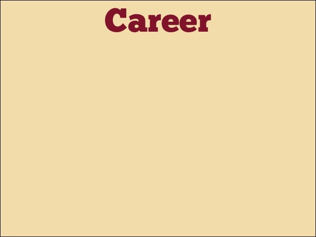 Career

 