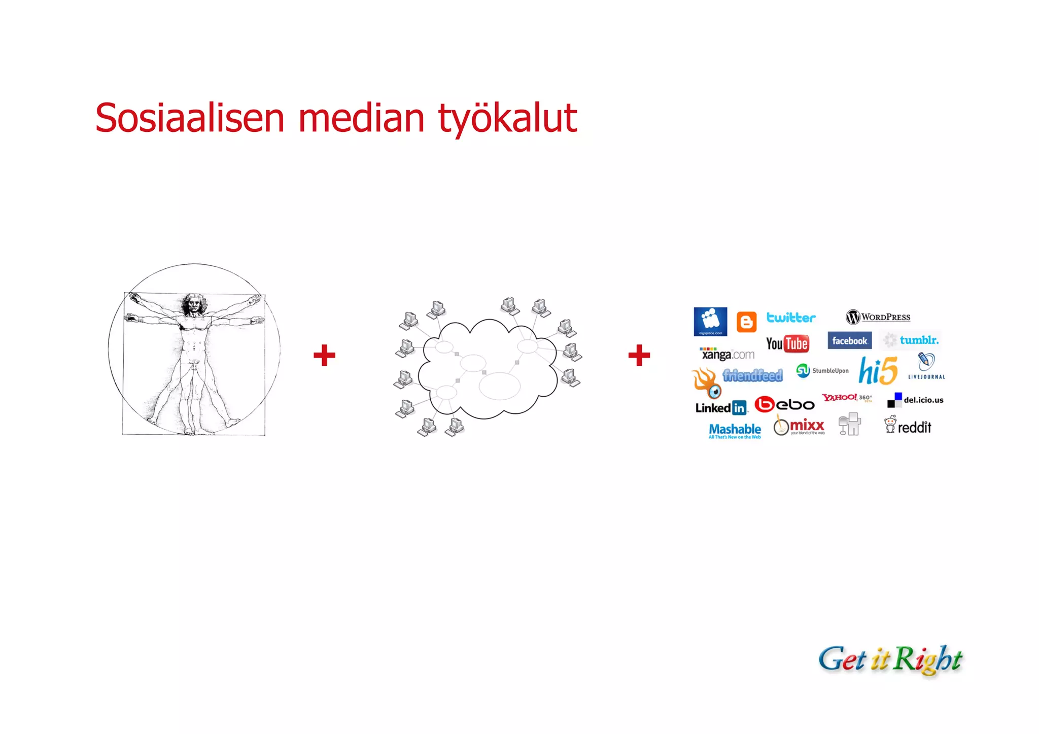 Sosiaalisen median työkalut




            +                 +
 