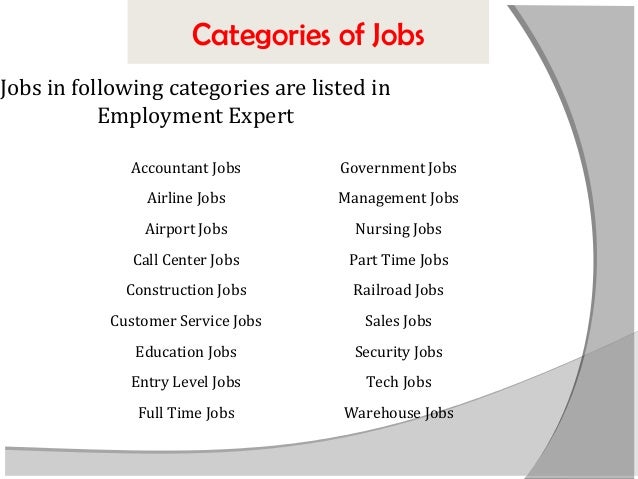 get jobs of your