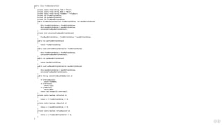 public class FizzBuzzCalculator
{
private static final String FIZZ = "Fizz";
private static final String BUZZ = "Buzz";
private static final String FIZZBUZZ = "FizzBuzz";
private int fizzMultipleValue;
private int buzzMultipleValue;
private int fizzBuzzMultipleValue;
public FizzBuzzCalculator(int fizzMultipleValue, int buzzMultipleValue)
{
this.fizzMultipleValue = fizzMultipleValue;
this.buzzMultipleValue = buzzMultipleValue;
calculateFizzBuzzMultipleValue();
}
private void calculateFizzBuzzMultipleValue()
{
fizzBuzzMultipleValue = fizzMultipleValue * buzzMultipleValue;
}
public int getFizzMultipleValue()
{
return fizzMultipleValue;
}
public void setFizzMultipleValue(int fizzMultipleValue)
{
this.fizzMultipleValue = fizzMultipleValue;
calculateFizzBuzzMultipleValue();
}
public int getBuzzMultipleValue()
{
return buzzMultipleValue;
}
public void setBuzzMultipleValue(int buzzMultipleValue)
{
this.buzzMultipleValue = buzzMultipleValue;
calculateFizzBuzzMultipleValue();
}
public String returnFizzBuzzOrNumber(int n)
{
if (isFizzBuzz(n))
return FIZZBUZZ;
if (isFizz(n))
return FIZZ;
if (isBuzz(n))
return BUZZ;
return new Integer(n).toString();
}
private static boolean isFizz(int n)
{
return n % fizzMultipleValue == 0;
}
private static boolean isBuzz(int n)
{
return n % buzzMultipleValue == 0;
}
private static boolean isFizzBuzz(int n)
{
return n % fizzBuzzMultipleValue == 0;
}
}
 