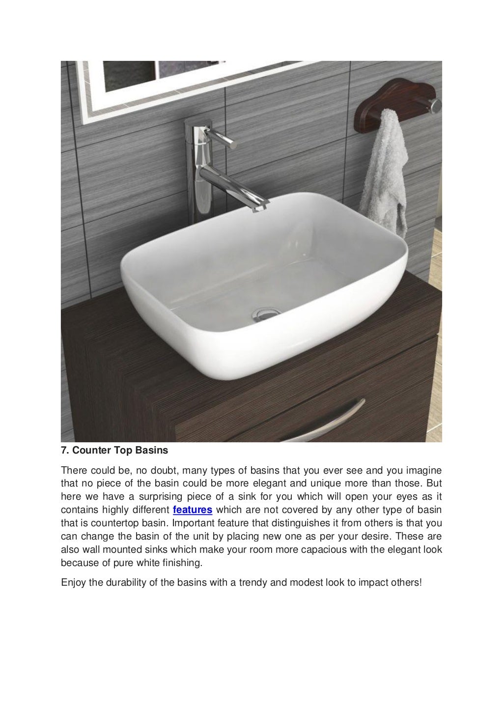 Basins Meaning