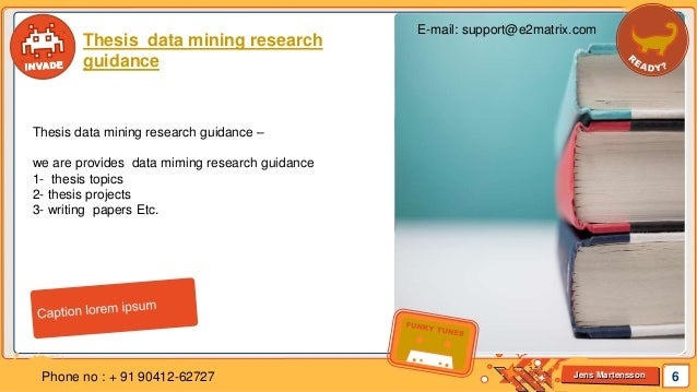 Research Topics in Data Mining (PhD Projects | Paper Publish | Thesis)