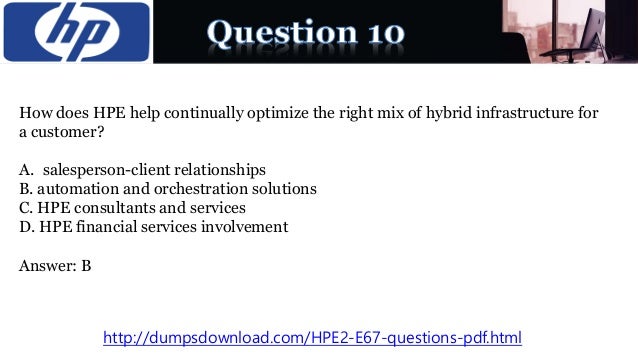 HPE0-G01 PDF Testsoftware