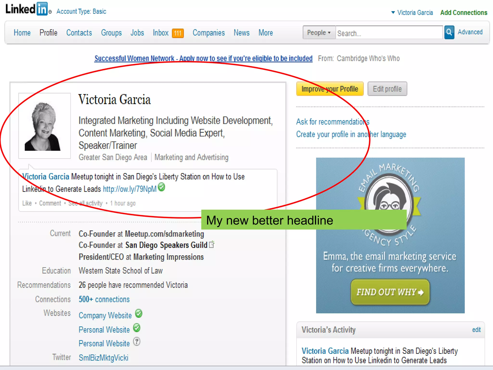 My new better headline 