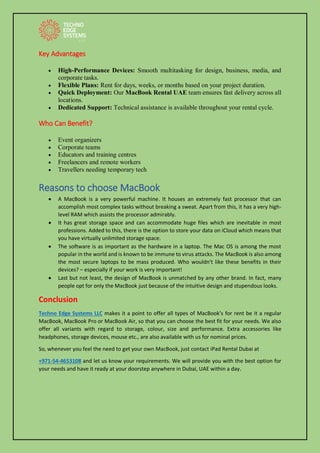 Key Advantages
 High-Performance Devices: Smooth multitasking for design, business, media, and
corporate tasks.
 Flexibl...