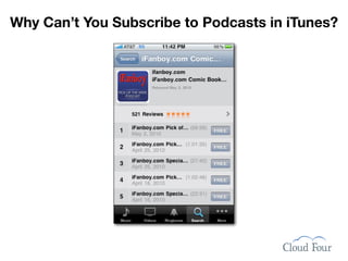 Why Can’t You Subscribe to Podcasts in iTunes?
 