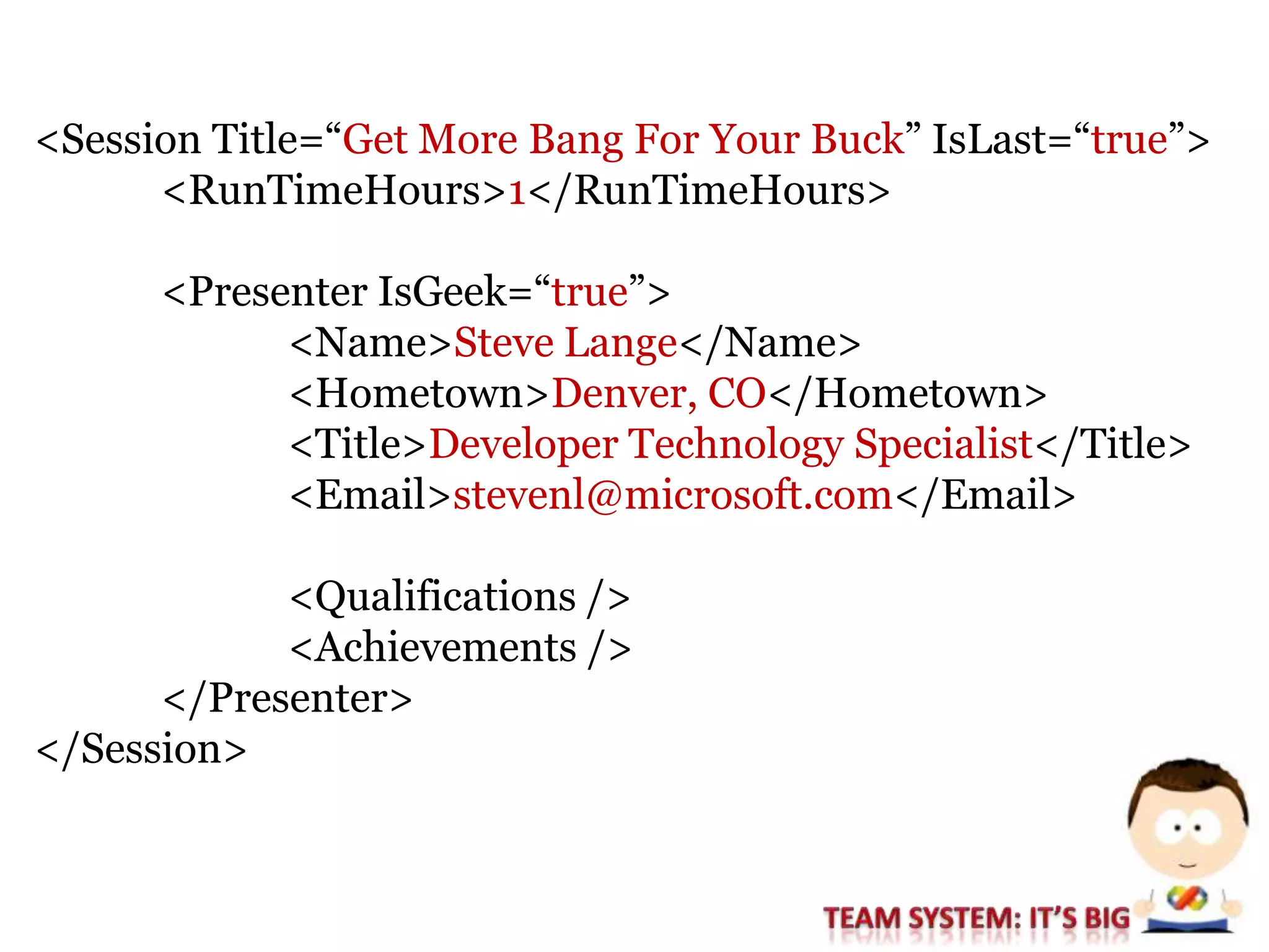 PHX Session #6: More Bang for Your Buck: Getting the Most out of Team Foundation Server