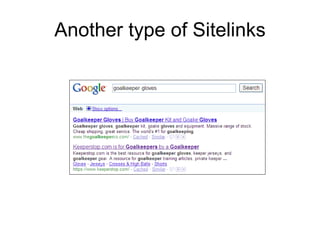 Another type of Sitelinks 