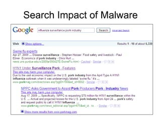 Search Impact of Malware 