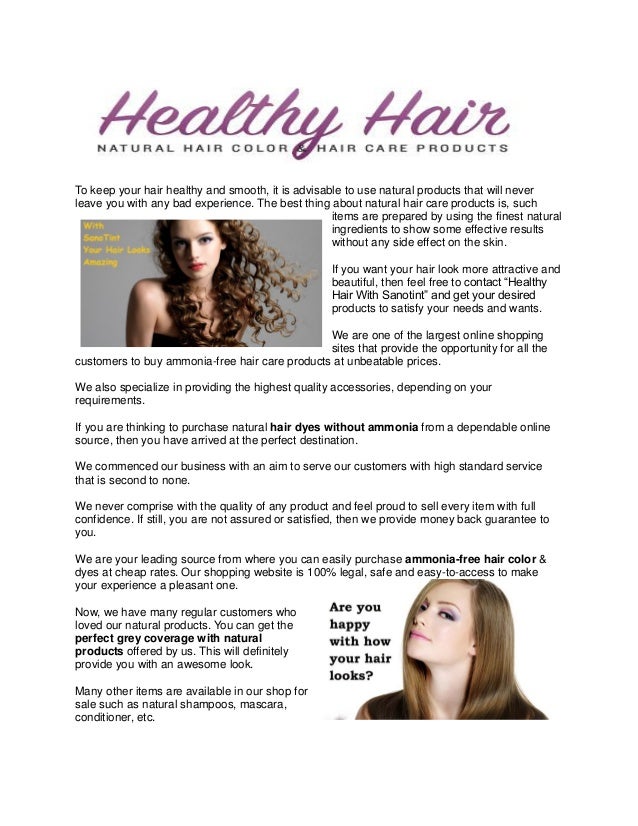 Get Natural Hair Colors And Dyes From A Renowned Online Shop