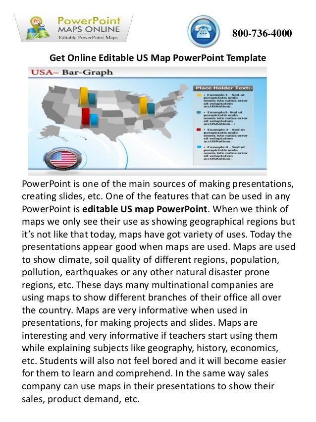 get online editable us map powerpoint template powerpointmapsonline