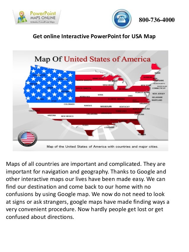 get online interactive powerpoint for usa map interactive map of usa powerpoint