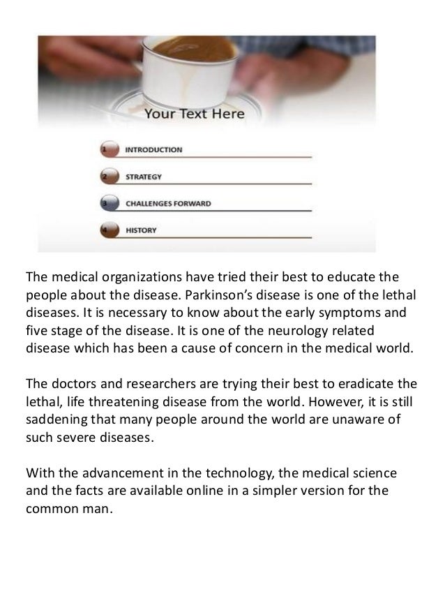 Et Online Parkinson S Disease Powerpoint Template And Background Parkinson S Disease Powerpoint Template