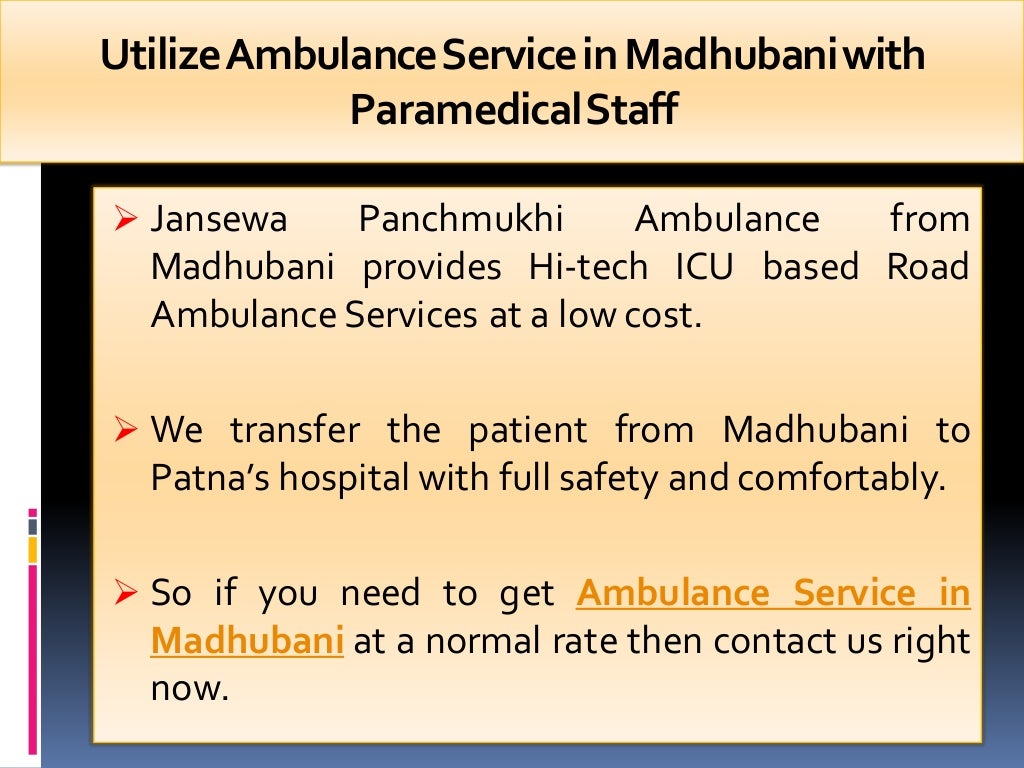 Get on rent road ambulance service in katihar or madhubani with icu expert