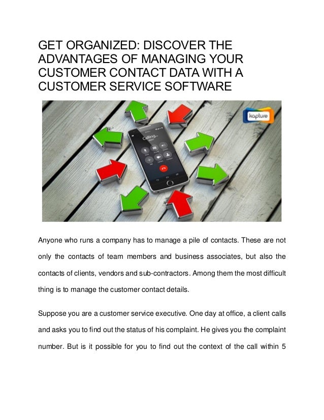 client service software