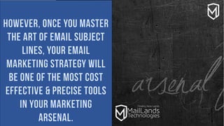 Get People to Open your Emails