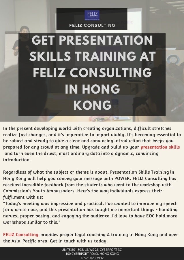 presentation skill training hong kong