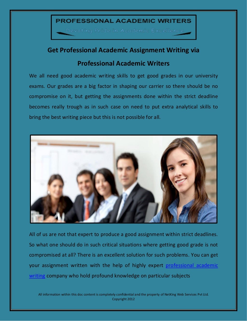 Professional assignment writing picture