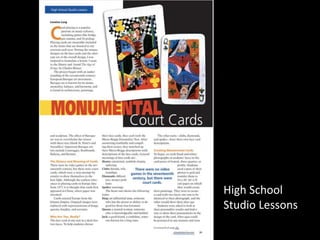 High School
Studio Lessons
 